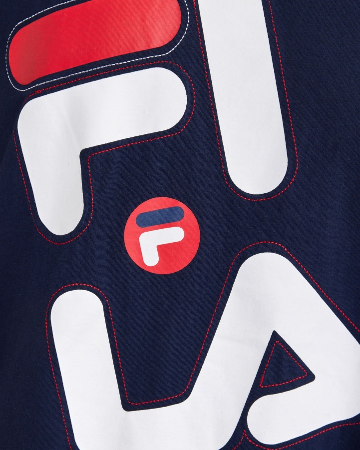 New Navy Fila Men's Plus Kiley Tee