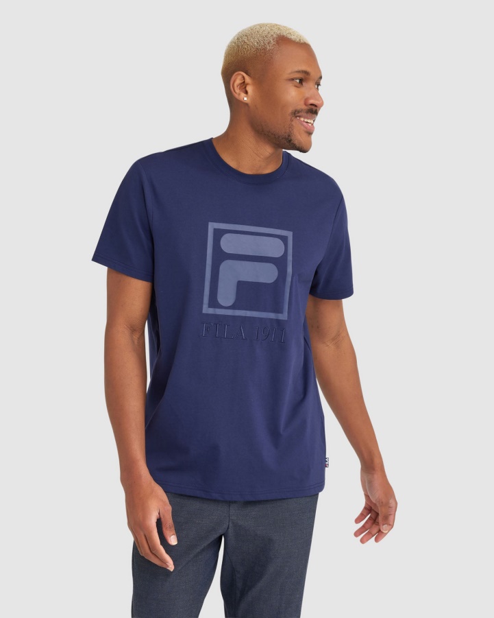 New Navy Men's Sahand Tee Fila