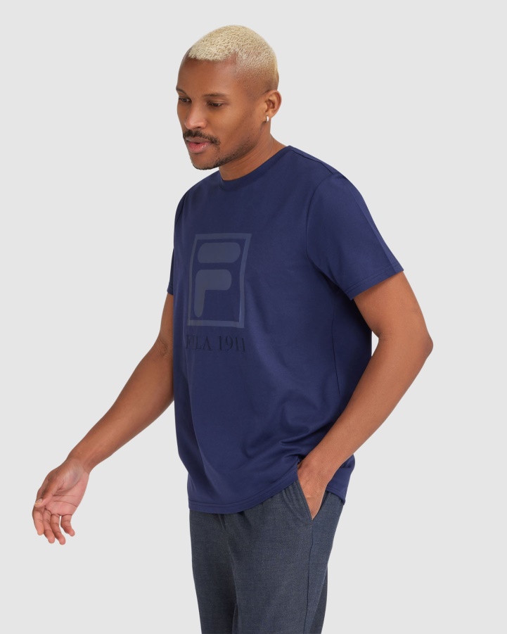 New Navy Men's Sahand Tee Fila