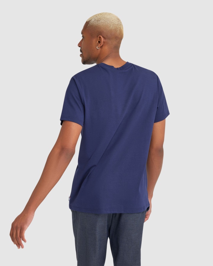 New Navy Men's Sahand Tee Fila