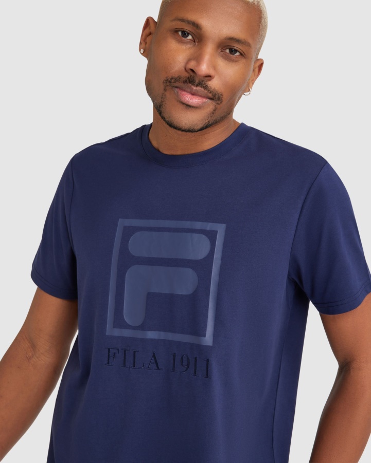 New Navy Men's Sahand Tee Fila