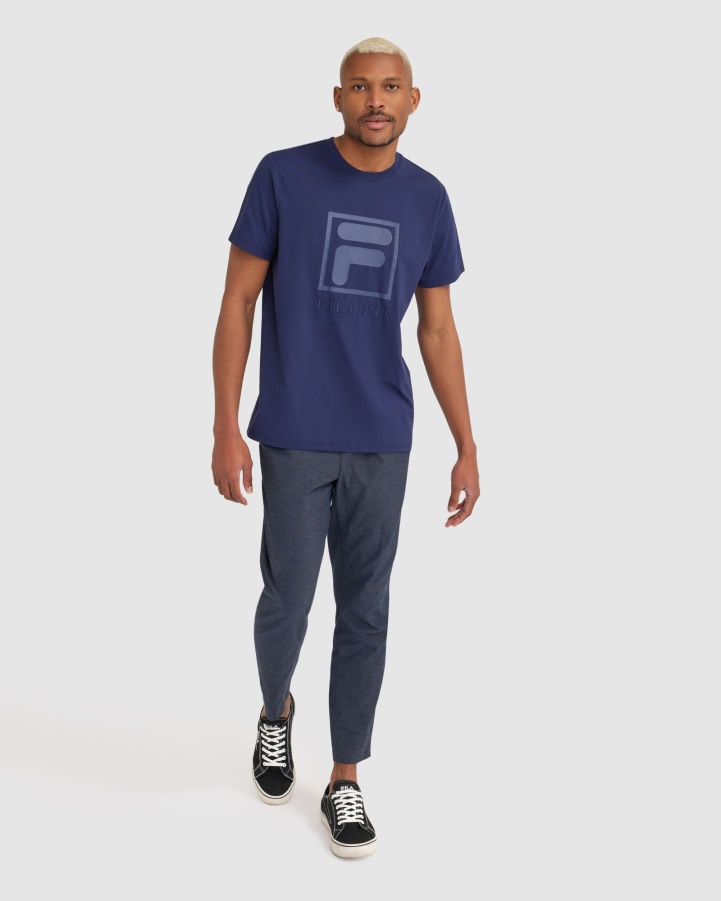 New Navy Men's Sahand Tee Fila