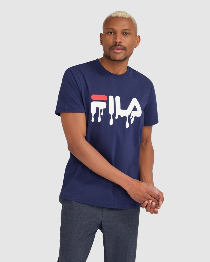Men's Matthew Tee Fila New Navy