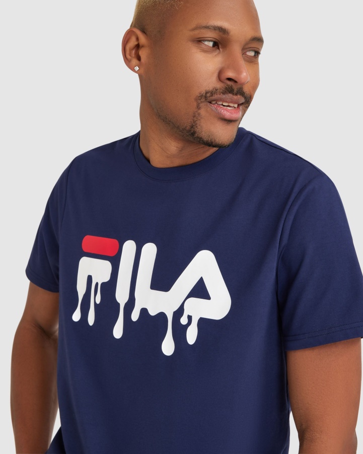 Men's Matthew Tee Fila New Navy