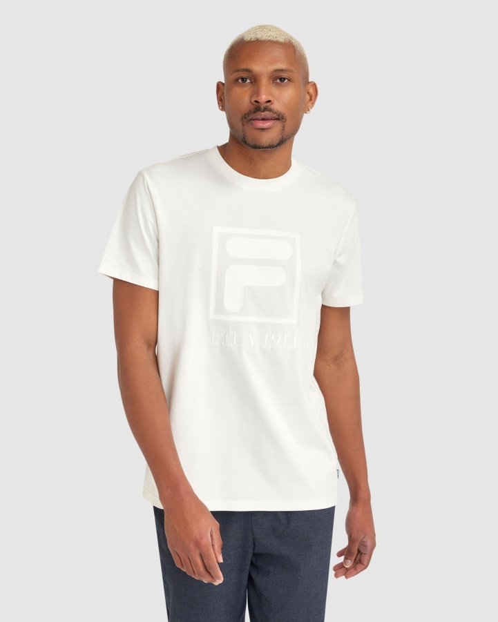 White Fila Men's Sahand Tee
