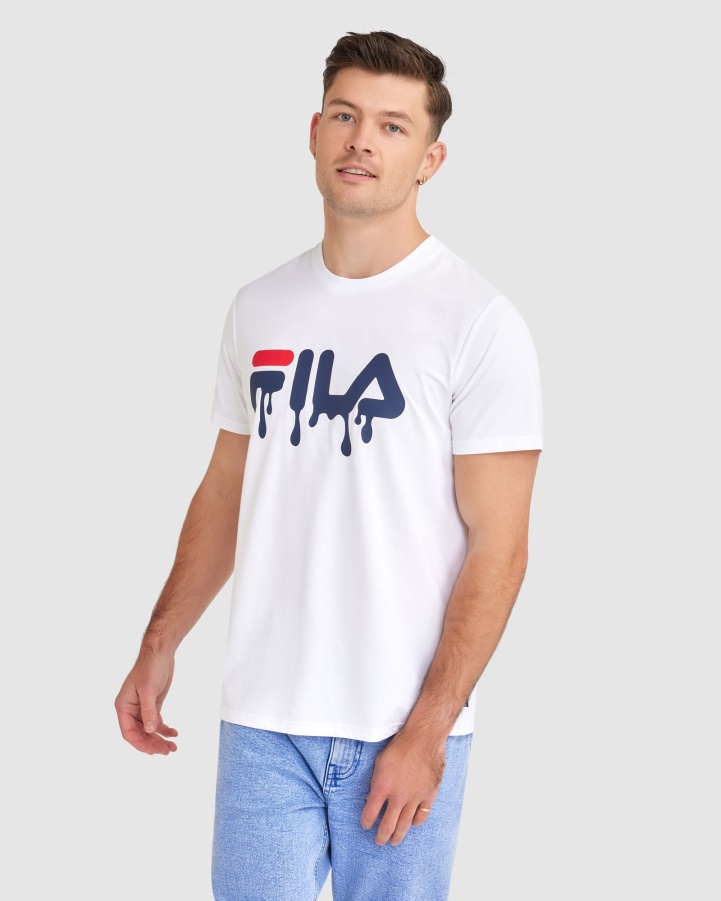Fila White Men's Matthew Tee