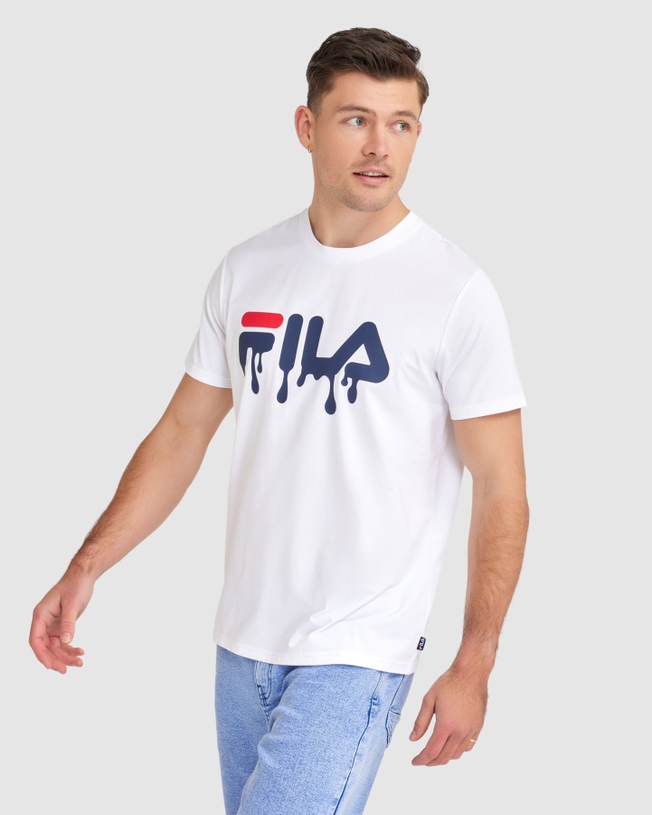 Fila White Men's Matthew Tee