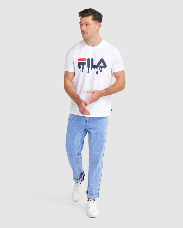 Fila White Men's Matthew Tee