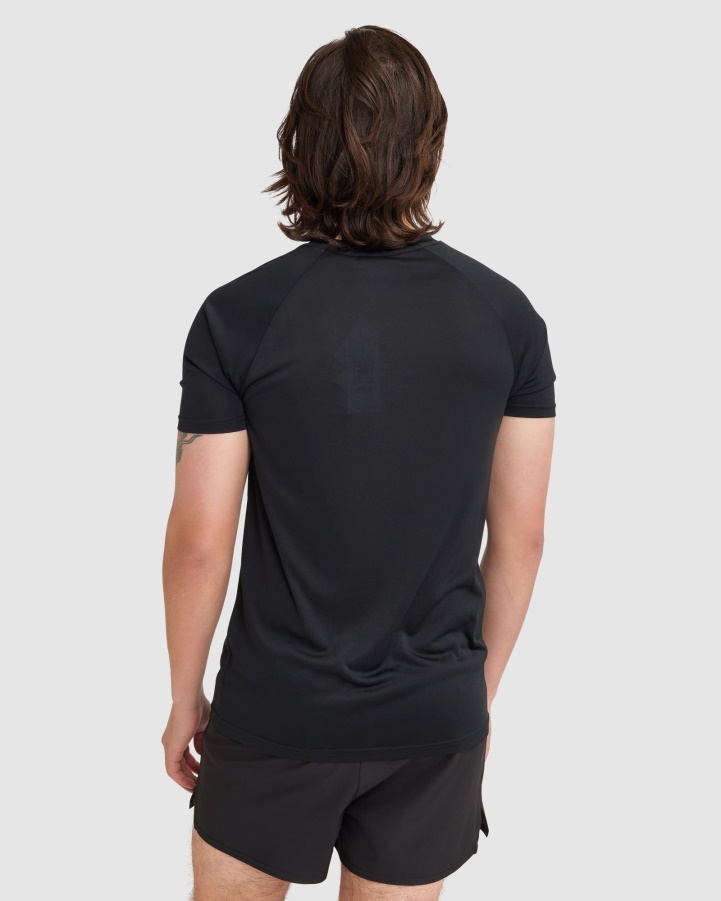 Men's Caleb QDry Tee Fila Black