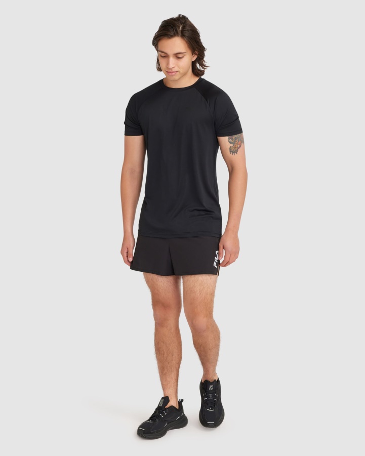 Men's Caleb QDry Tee Fila Black