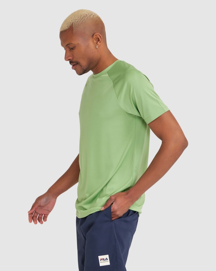 Basil Fila Men's Caleb QDry Tee