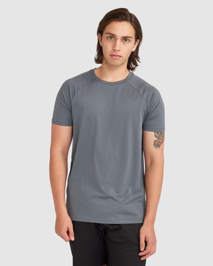 Fila Poppy Seed Men's Caleb QDry Tee
