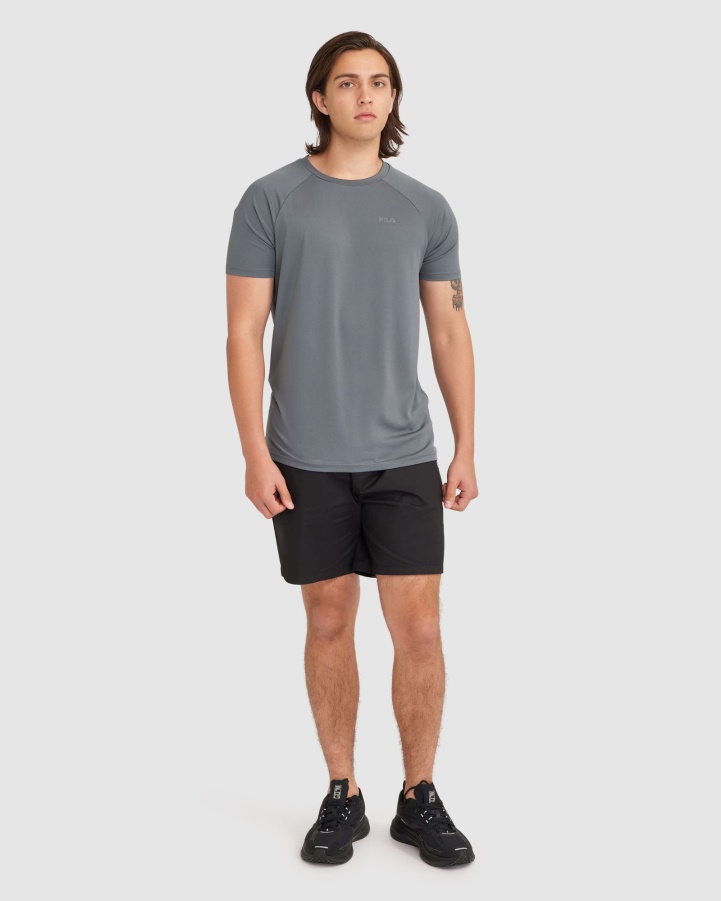 Fila Poppy Seed Men's Caleb QDry Tee