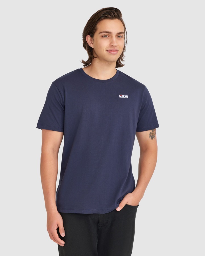 Men's Cian Tee New Navy Fila