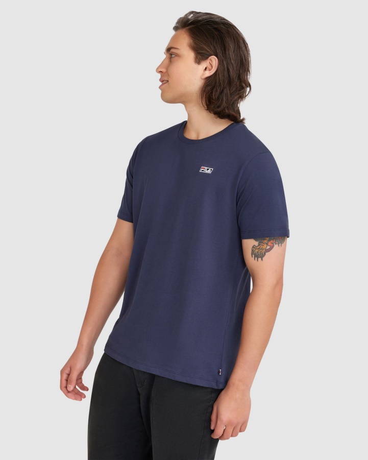 Men's Cian Tee New Navy Fila