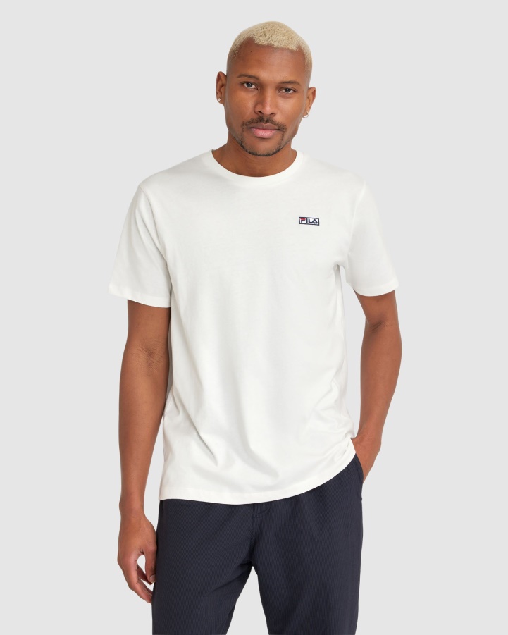 White Fila Men's Cian Tee