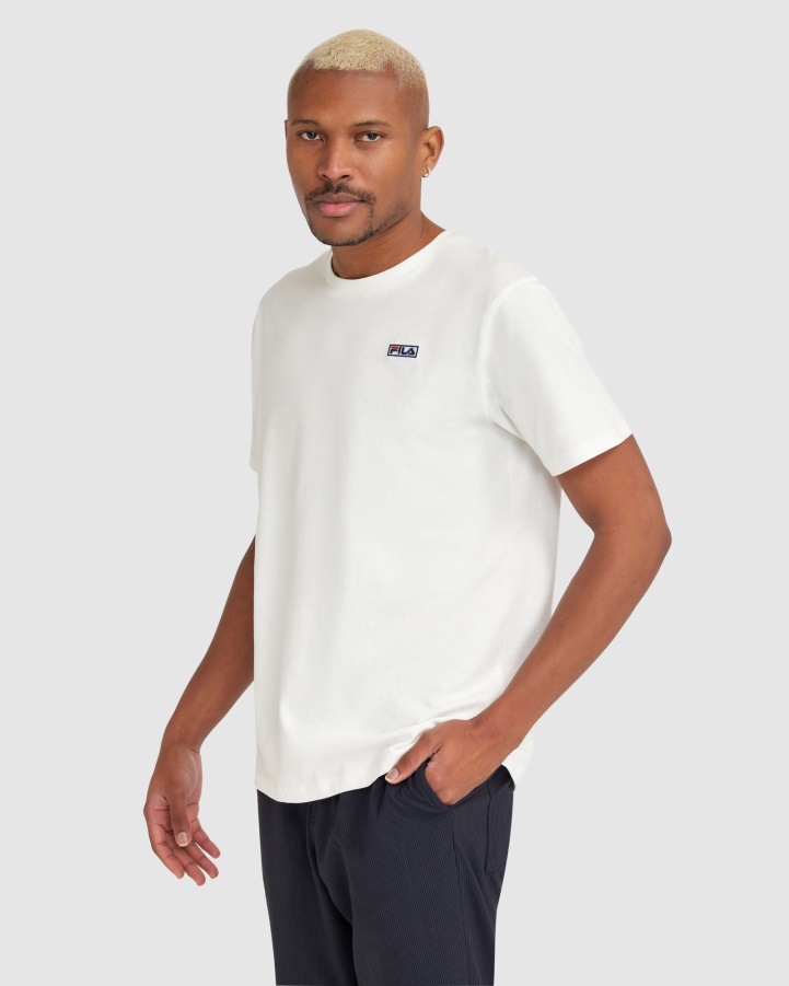White Fila Men's Cian Tee