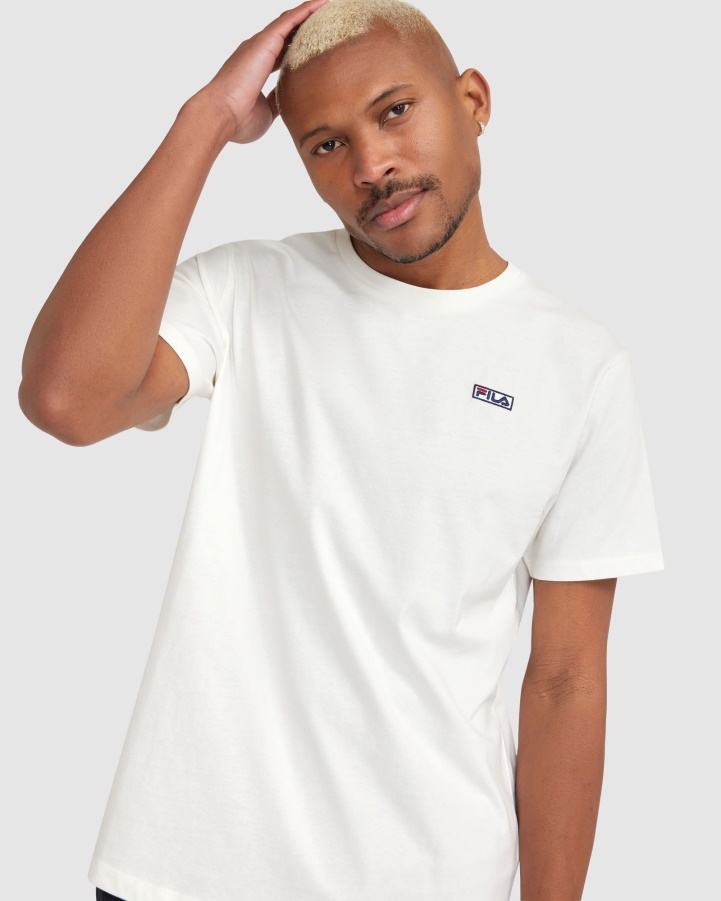 White Fila Men's Cian Tee