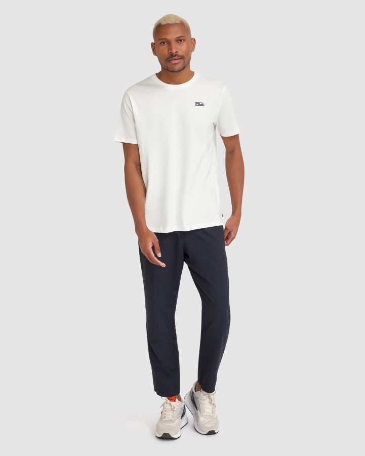 White Fila Men's Cian Tee