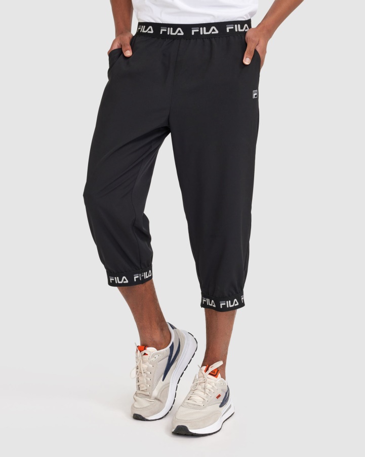 Men's Wade 3/4 Pant Black Fila
