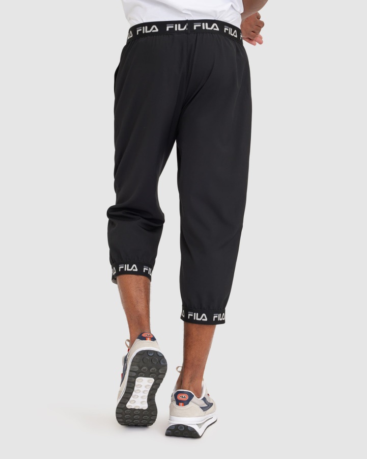 Men's Wade 3/4 Pant Black Fila