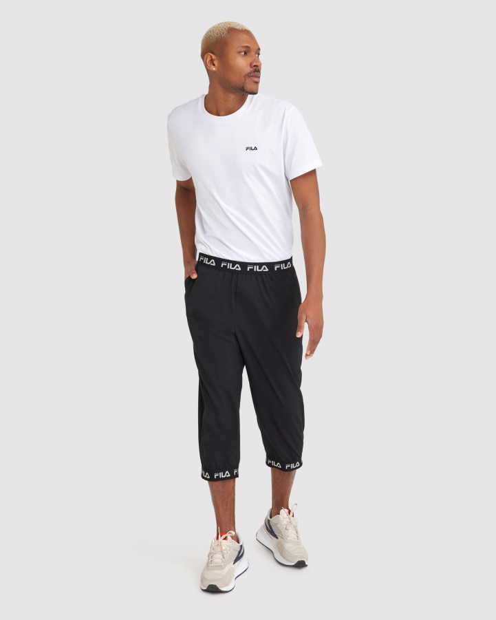 Men's Wade 3/4 Pant Black Fila