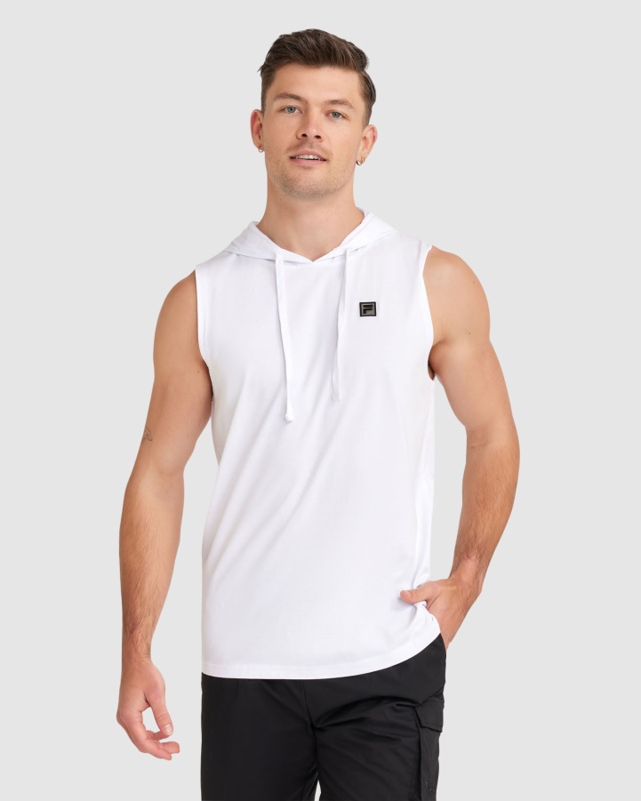 Fila Men's Blake Hoody Tank White