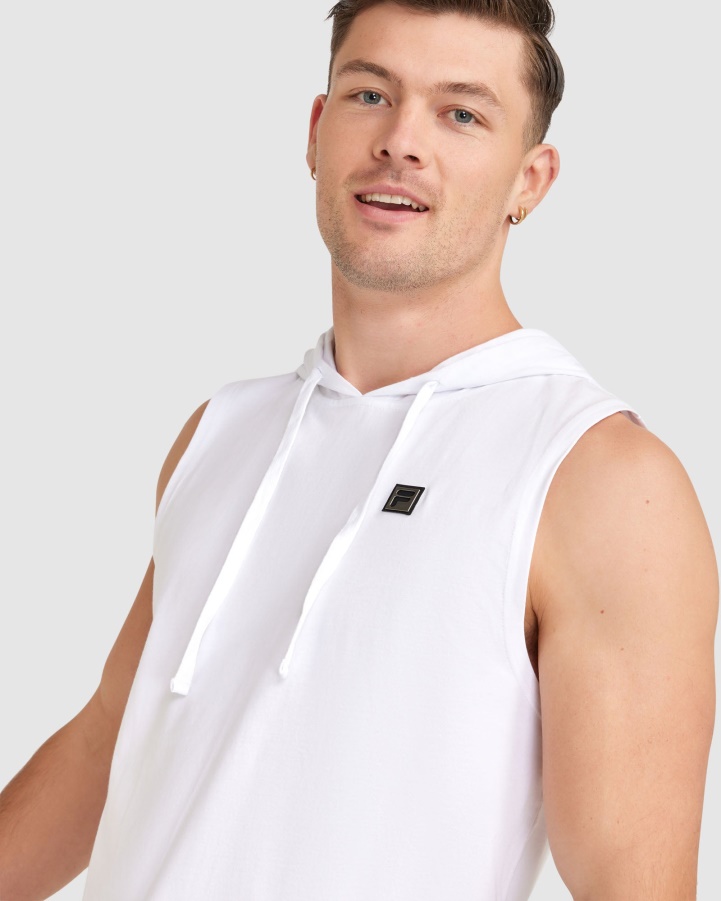 Fila Men's Blake Hoody Tank White