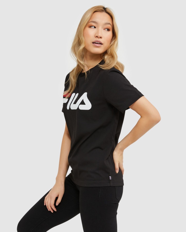 Fila Black Classic Unisex Tee