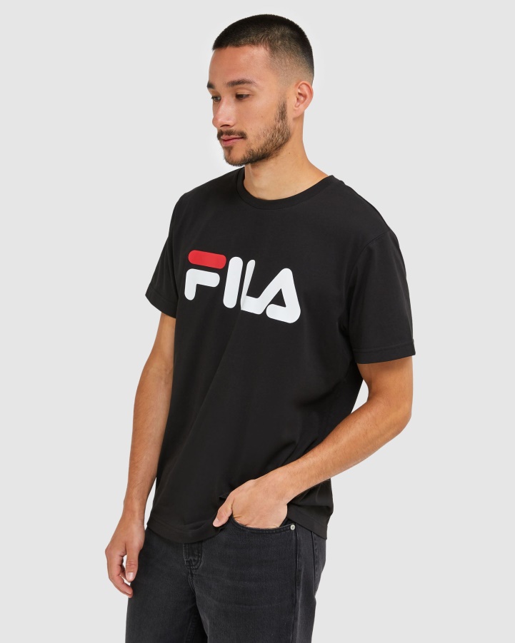Fila Black Classic Unisex Tee