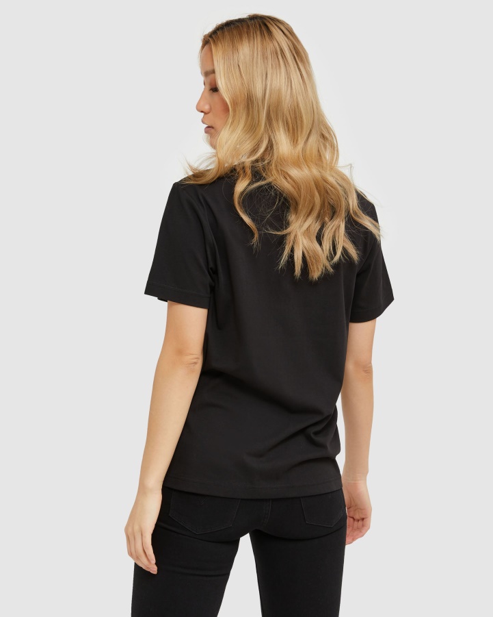 Fila Black Classic Unisex Tee