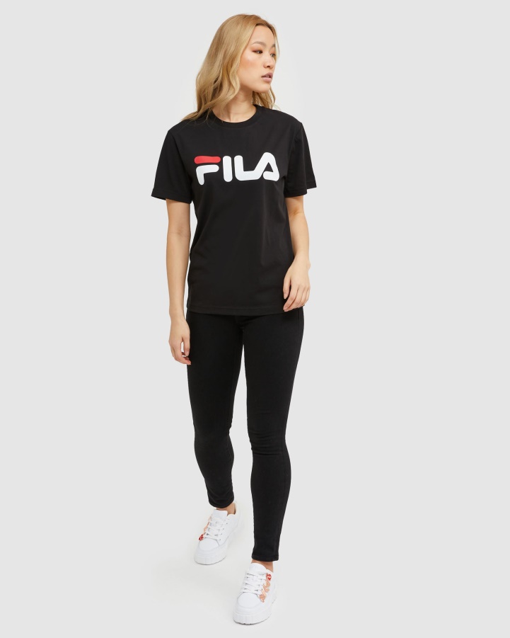 Fila Black Classic Unisex Tee