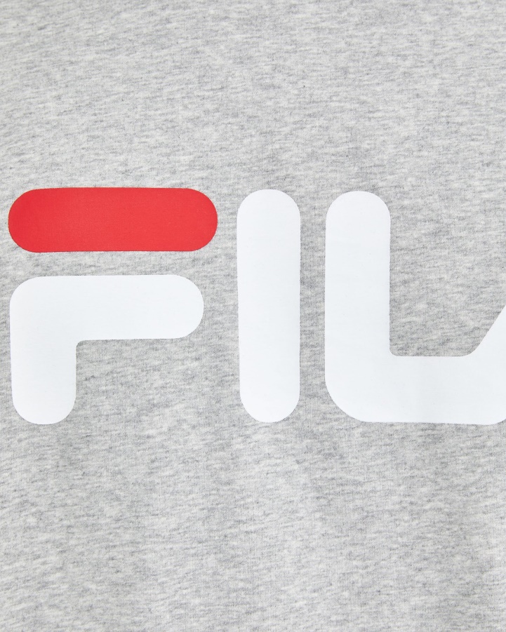 Classic Unisex Tee Silver Marle Fila