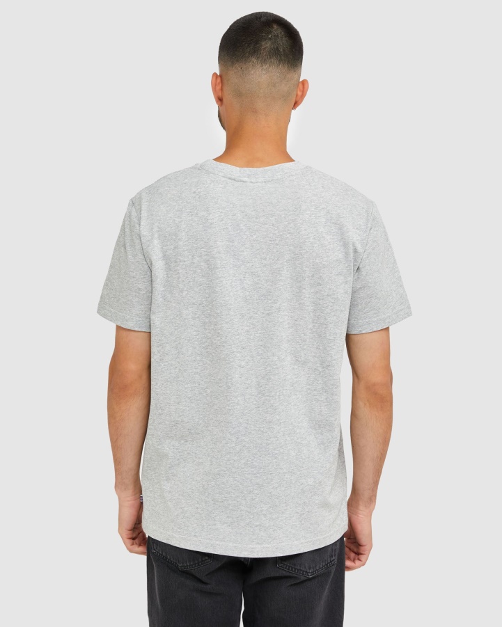 Classic Unisex Tee Silver Marle Fila