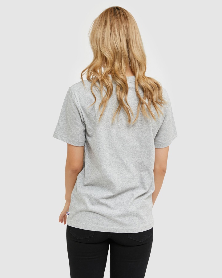Classic Unisex Tee Silver Marle Fila