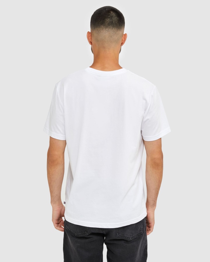 White Classic Unisex Tee Fila