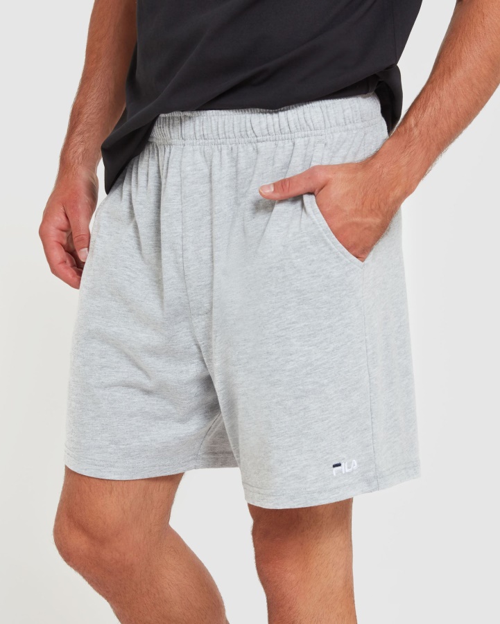 Classic Men's Jersey Shorts Fila Silver Marle