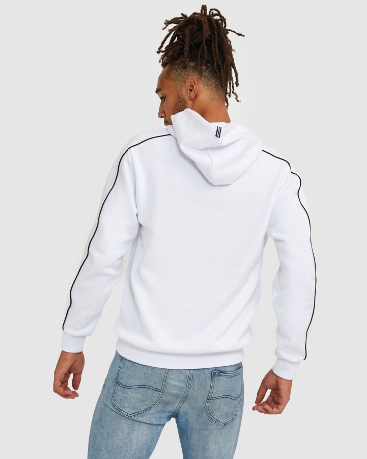 White Unisex Heritage Hood Fila