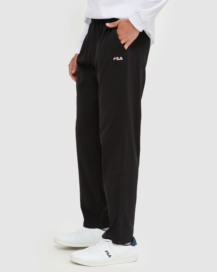 Black Fila Classic Unisex Jersey Pant