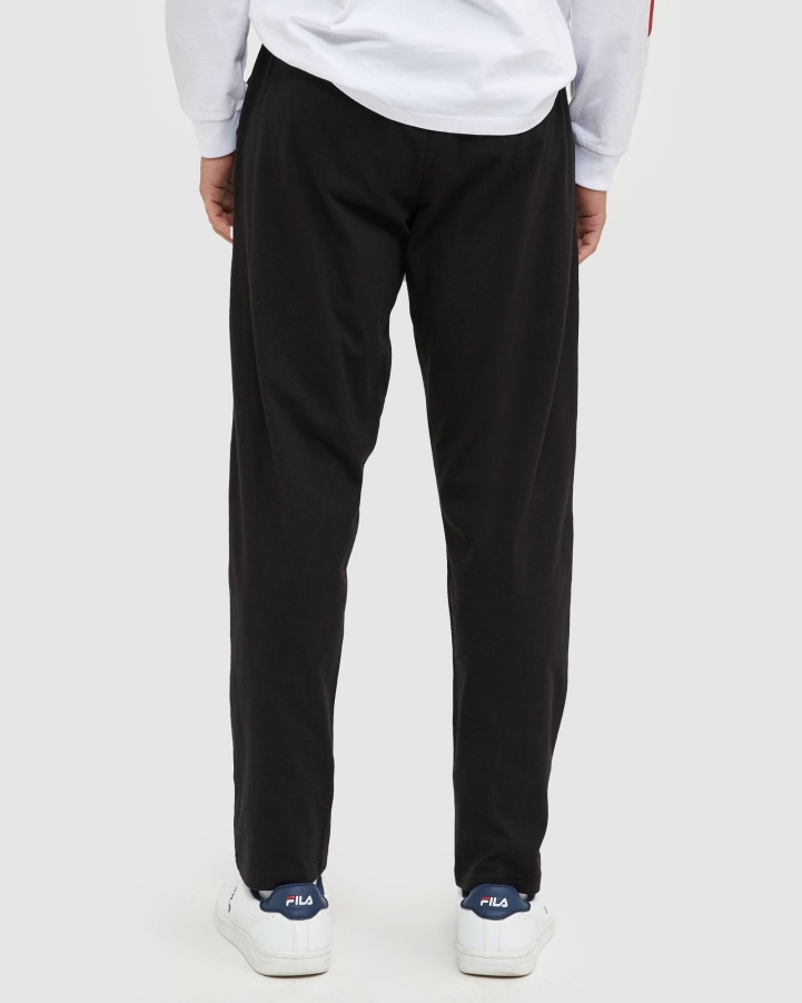 Black Fila Classic Unisex Jersey Pant