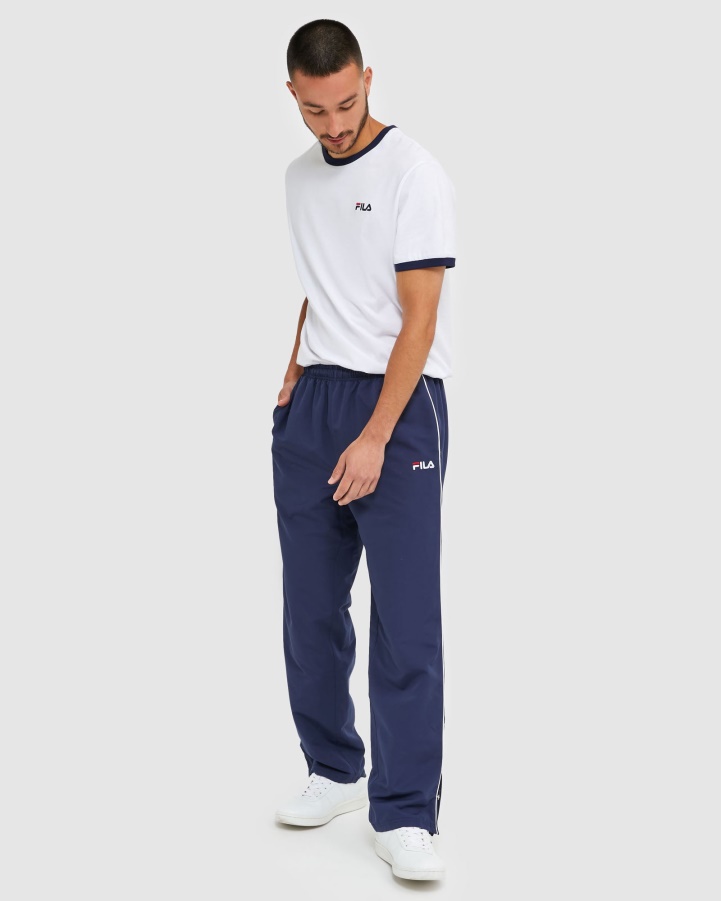 Classic Men's Microfibre Pants Fila New Navy