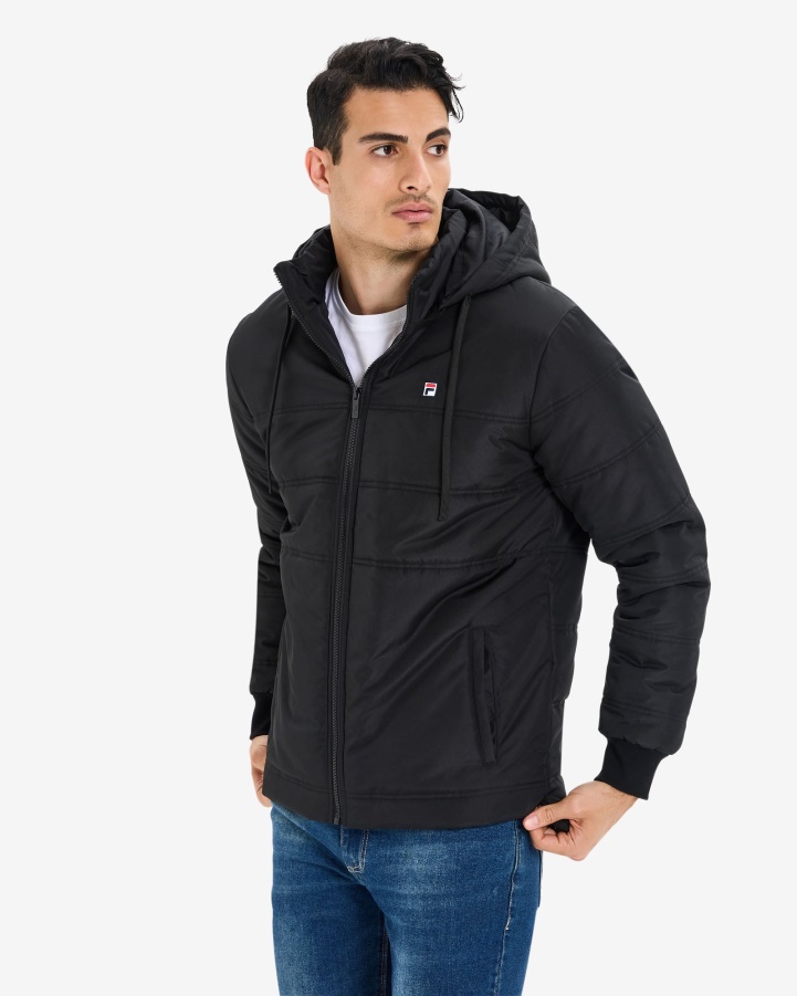 Men's Anton Puff Jacket Black Fila