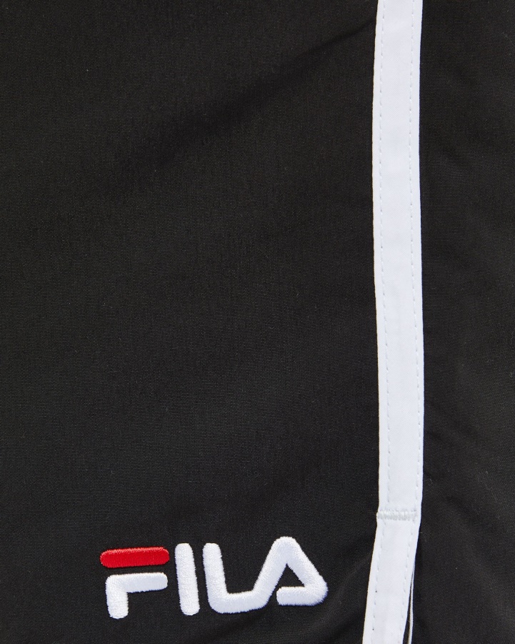 Black Fila Classic Men's Microfibre Shorts