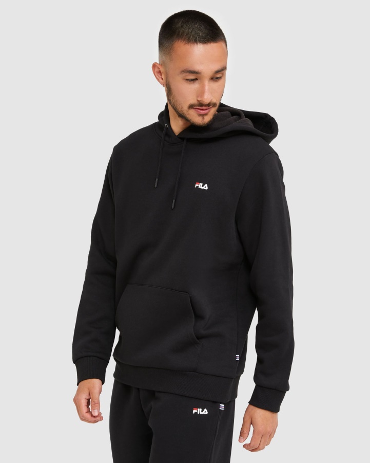 Classic Unisex Hood 2 Black Fila
