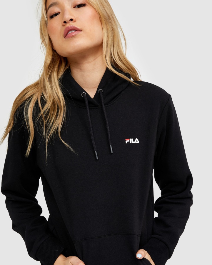 Classic Unisex Hood 2 Black Fila