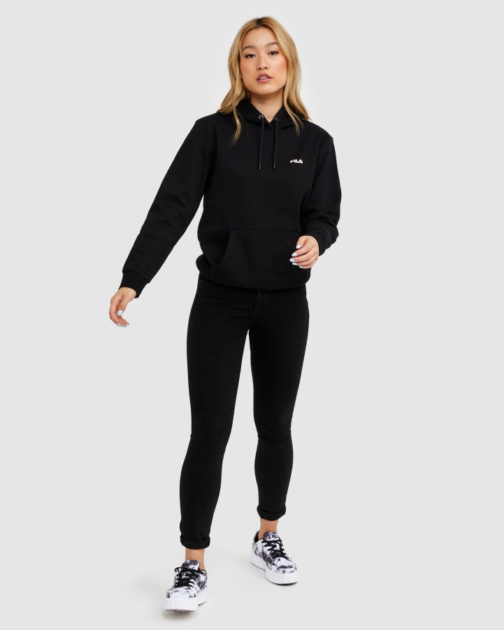 Classic Unisex Hood 2 Black Fila