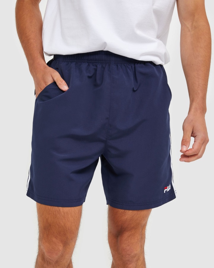 New Navy Classic Men's Microfibre Shorts Fila