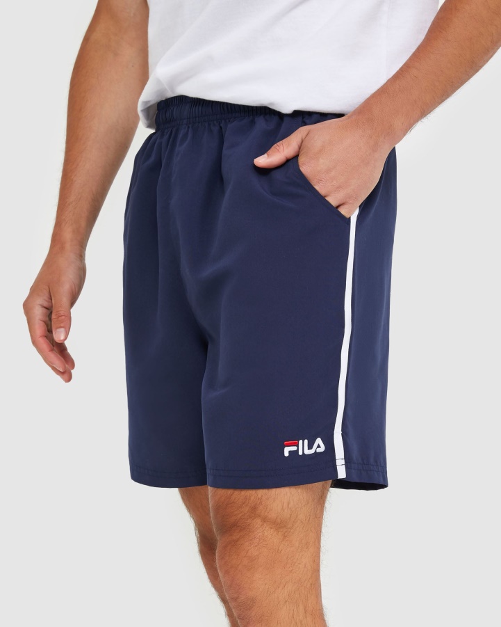 New Navy Classic Men's Microfibre Shorts Fila