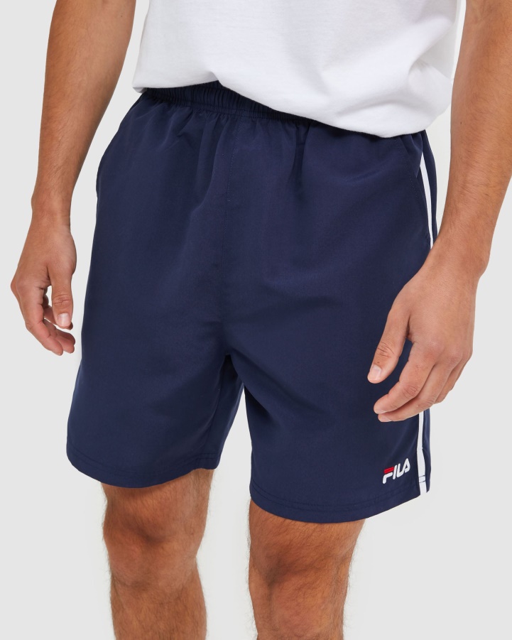 New Navy Classic Men's Microfibre Shorts Fila