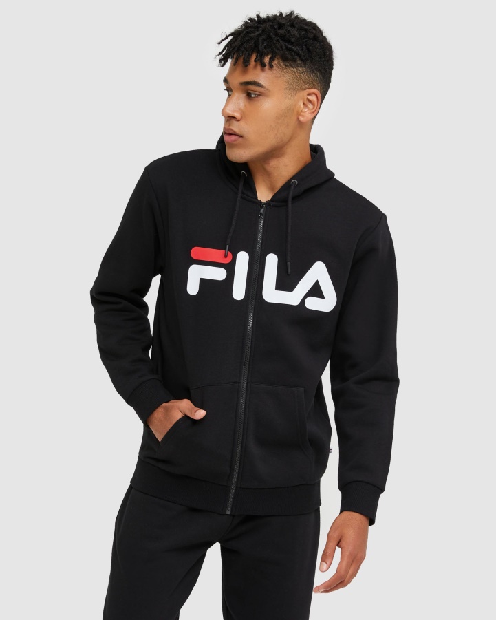 Fila Classic Unisex Zip Jacket Black